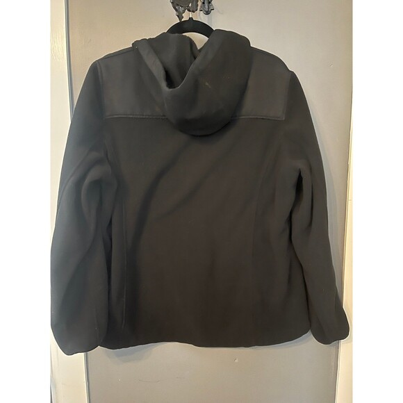 Free country women’s size 1x black fleece jacket coat - Picture 4 of 5